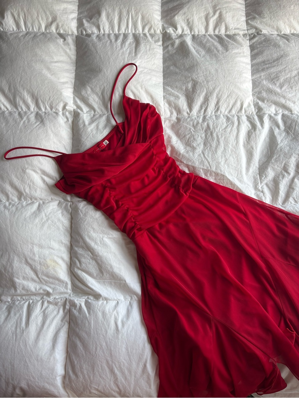 Ruby Rox Red Spaghetti Strap Prom Dress - Picture 6 of 6